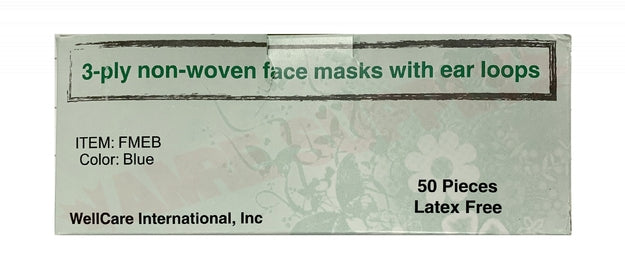 WellCare Face Mask 3-Ply