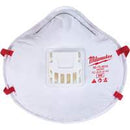 MILWAUKEE DISPOSABLE RESPIRATOR - N95 PARTICULATE WITH VALVE - 3 PACK
