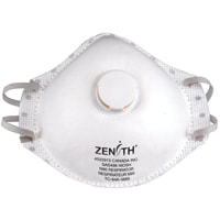 ZENITH DISPOSABLE RESPIRATOR - N95 PARTICULATE RESPIRATOR - WITH VALVE - 12 PER BOX
