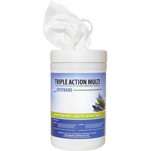 DUSTBANE  Triple Action Multi Disinfecting Wipes