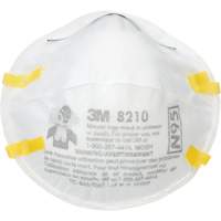3M 8210 - N95 DISPOSABLE PARTICULATE RESPIRATOR - 20 PER BOX