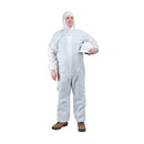 HOODED MICROPOROUS/POLYPROPYLENE COVERALS